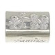 Metal big hole bead "Family" hole 5.5mm Silver